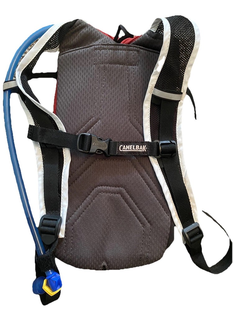 CAMELBAK Mini MULE M.U.L.E. Hydration Kids Back Pack W/ Bladder Red Flames