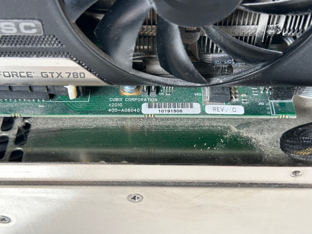 Cubix GPU Xpander w/ x2 GTX-760 Graphics Cards