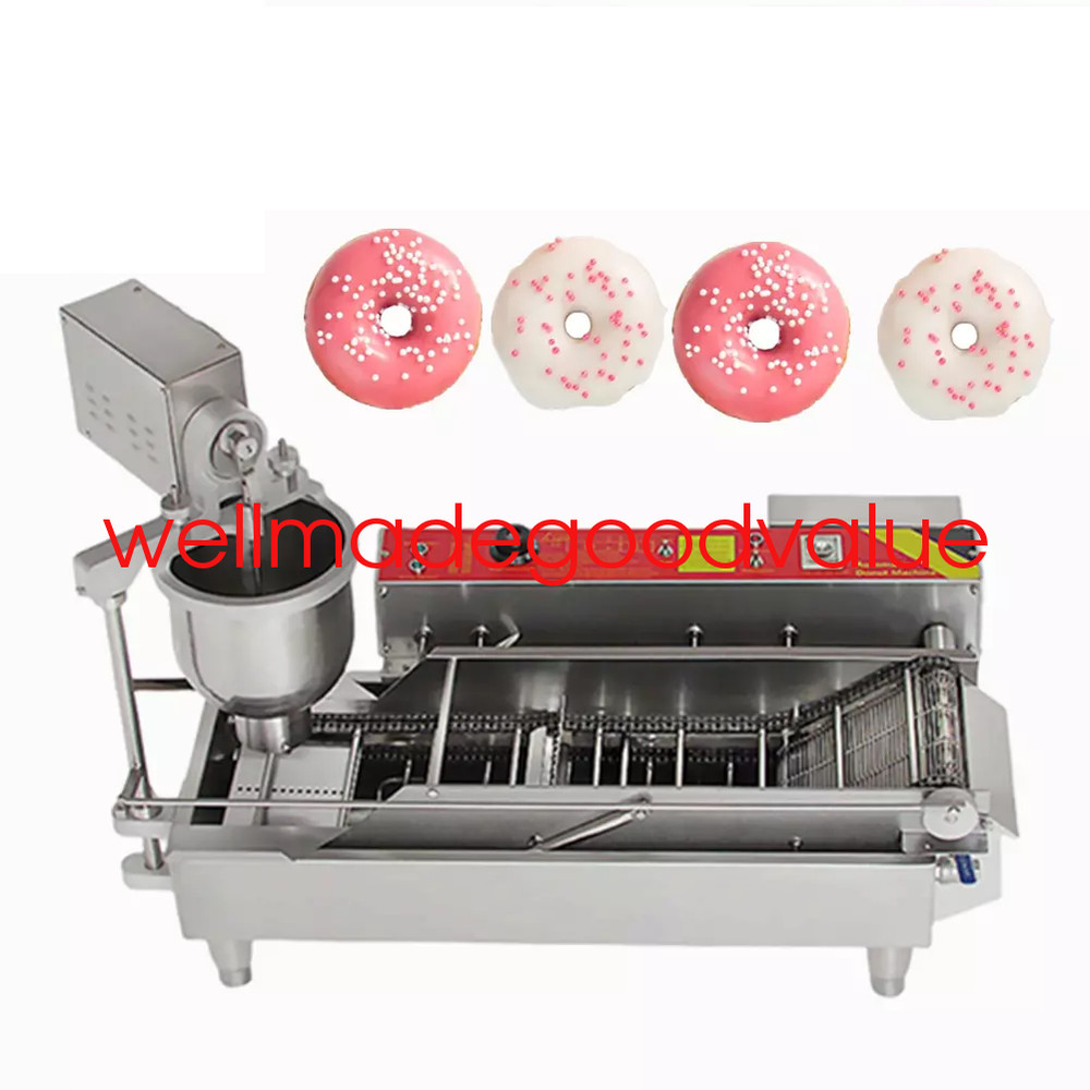 Commercial Automatic Donut Maker Doughnut Making Machine with 3 Sets Free Molds