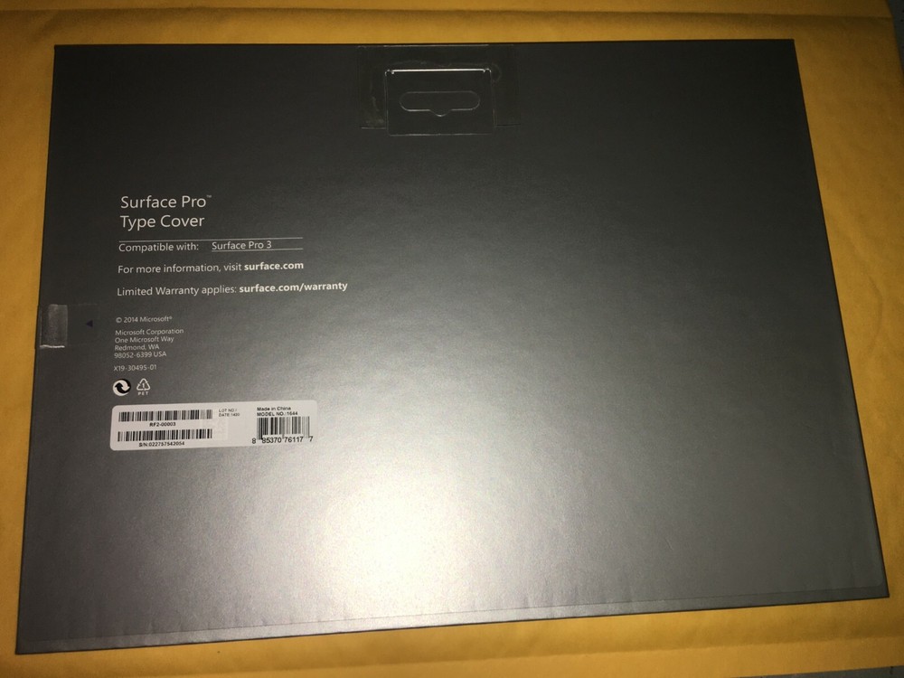 Microsoft Surface Pro Type Cover Keyboard for Pro 3, 4, 5, 6 - PURPLE