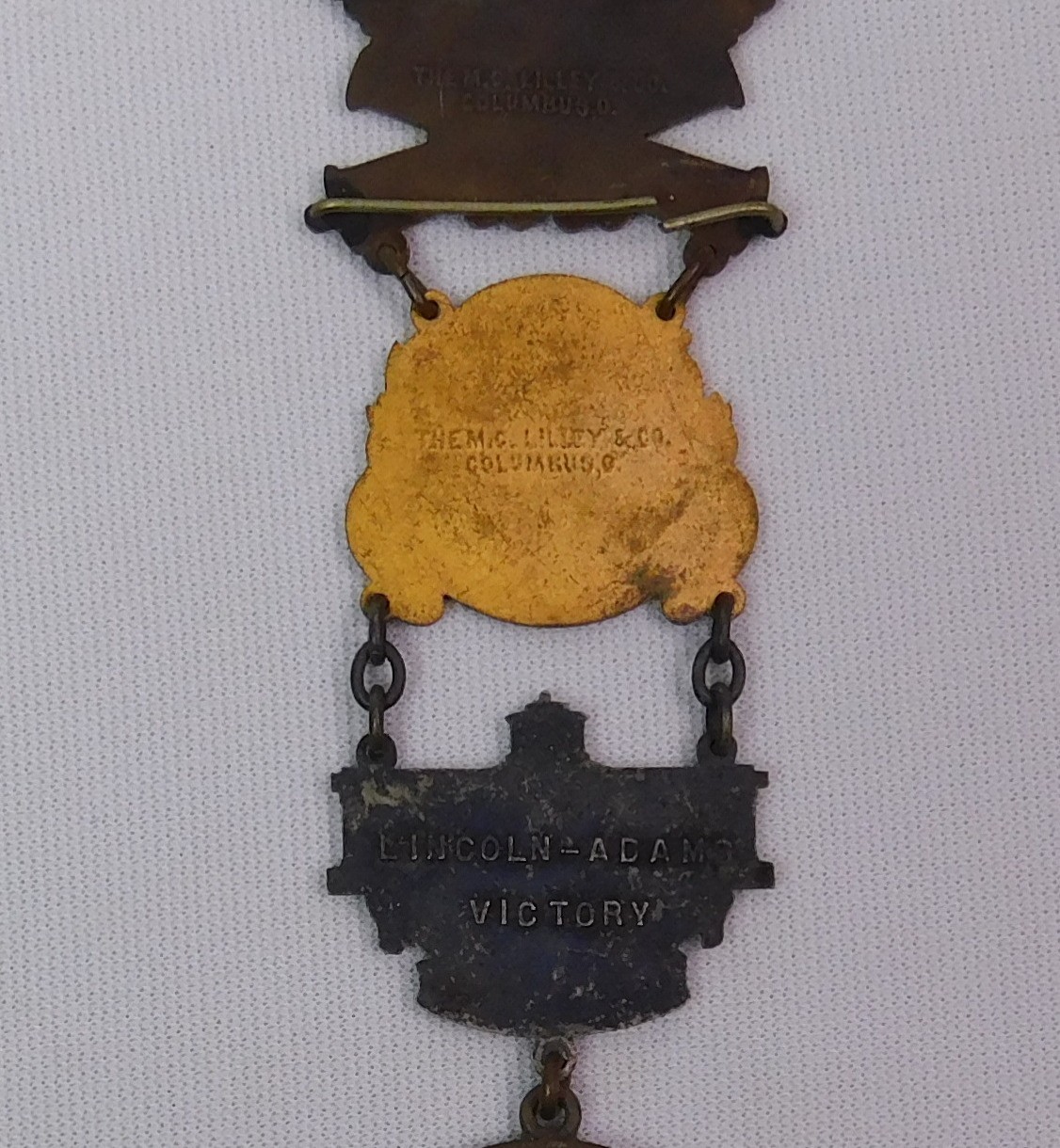 1919 GAR 53rd NATIONAL ENCAMPMENT Columbus OH REPRESENTATIVE Badge Medal Sherman