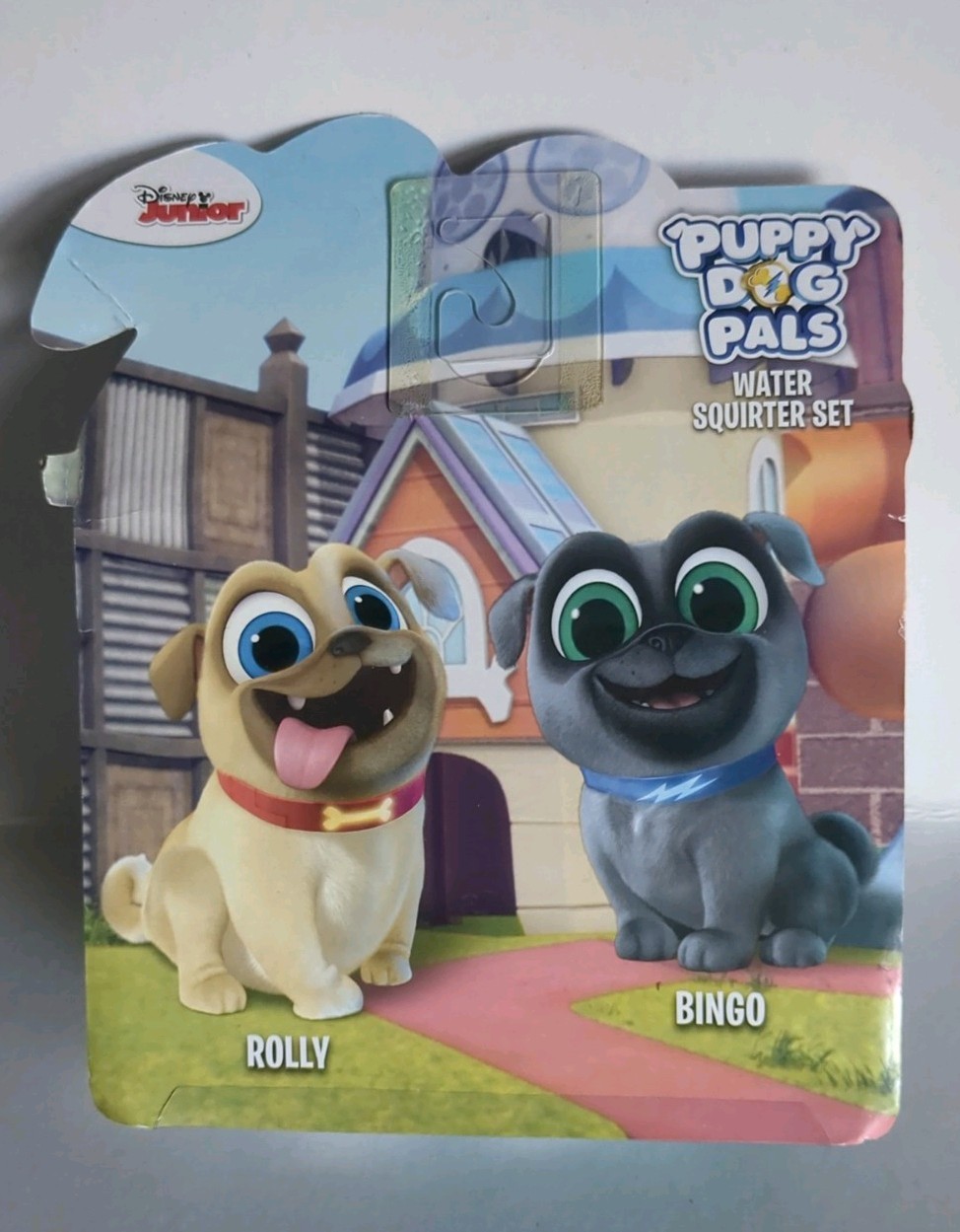 Disney Junior PUPPY DOG PALS Water Squirter Set with ROLLY and BINGO Brand New