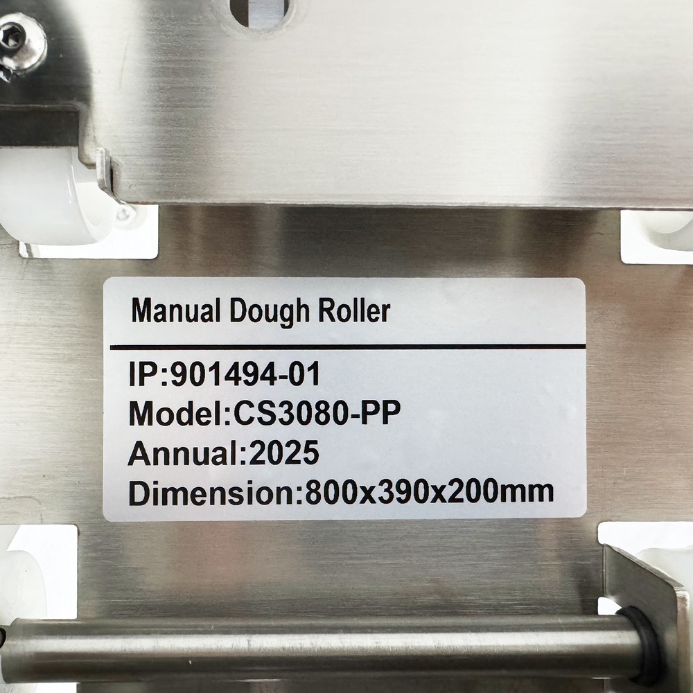 Hand-Crank Dough Roller Puff Pastry Maker 12" PP Material Kitchen Bakery Tool