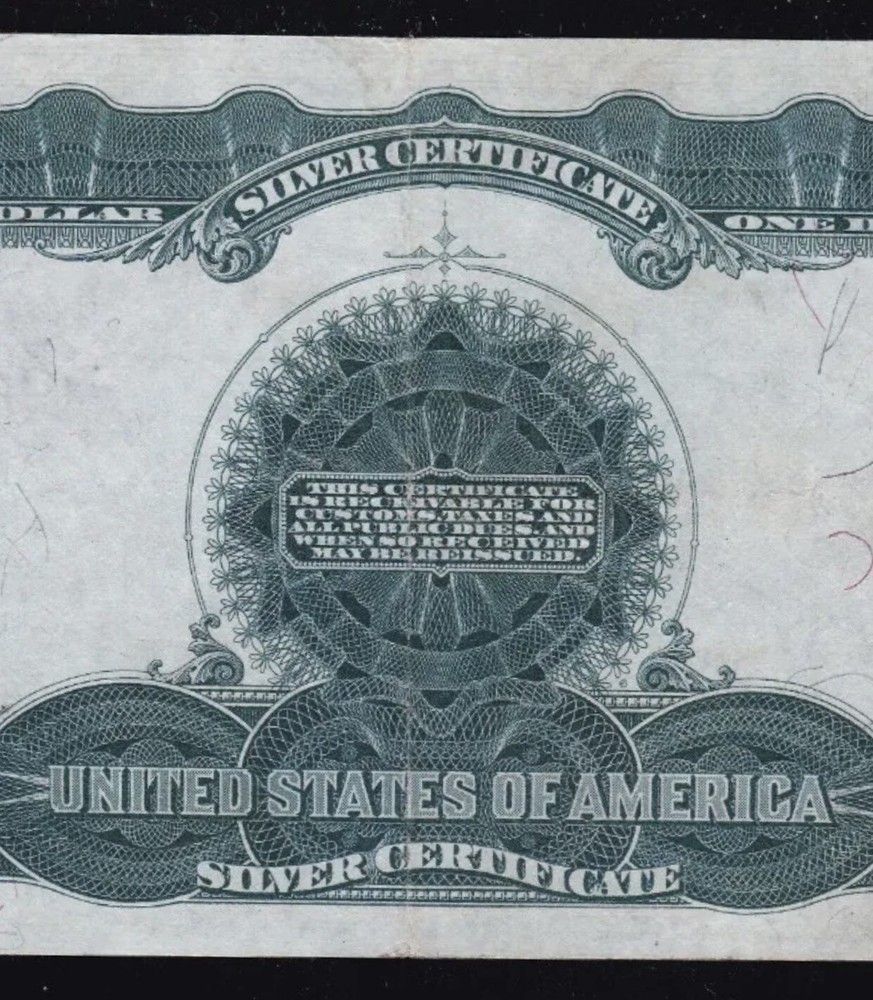 1899 $1 🇺🇸 Silver Certificate ( 4 Digit )( Unique & Gorgeous Example ) RARE