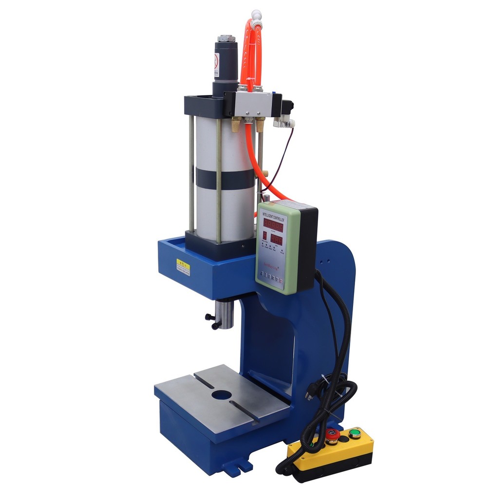 Pneumatic Punch Press 110V 3306lb/1500kg Double Button Controller