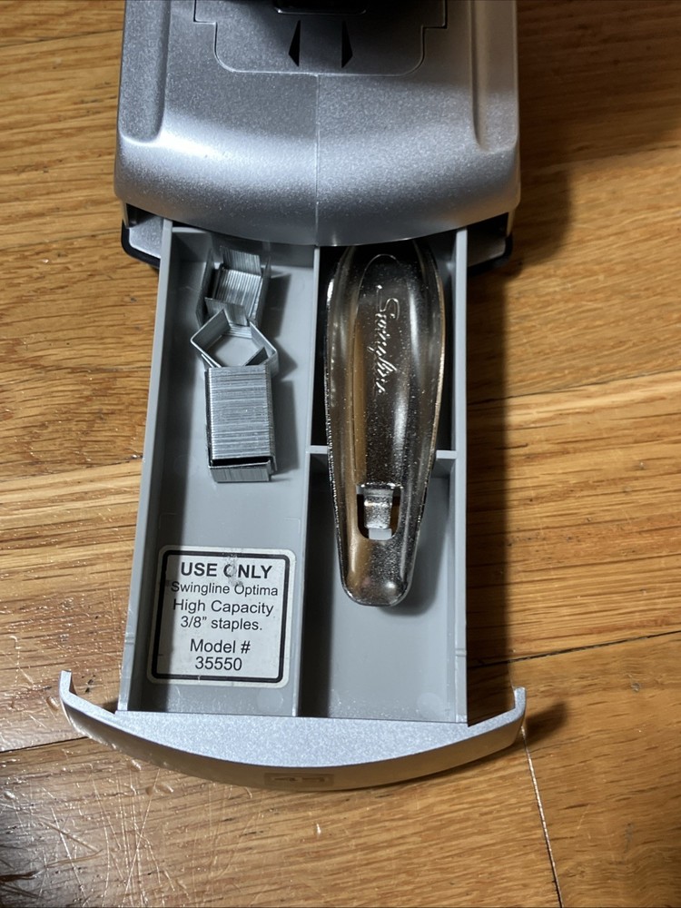 Swingline Optima Electric Stapler Value Pack 45 Sheet Capacity, Silver, 48209