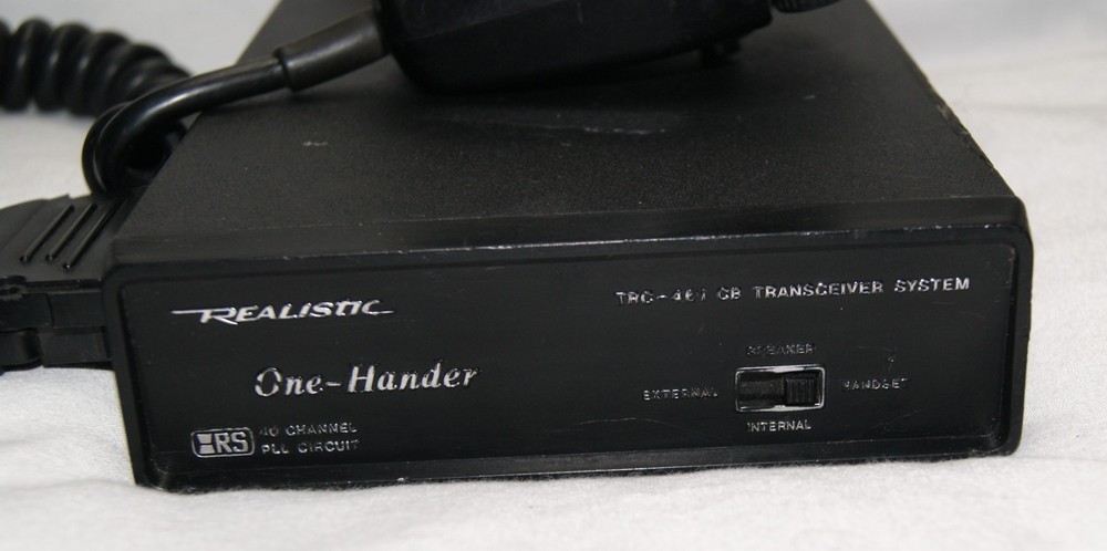 realistic one hander cb radio transceiver system trc-461 tested