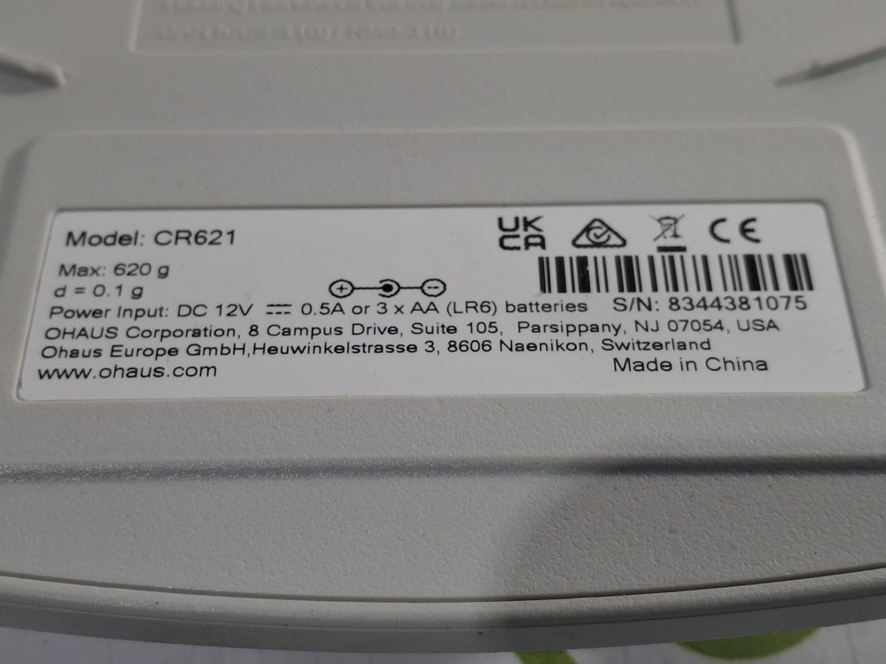 Ohaus CR621 Compact Scale
