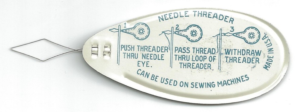 Needle Threader - metal & wire - Excellent Brand New Condition