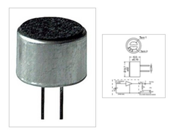 CS 0348 MINIAT.PRE C.S. MICROPHONE CAPSULE