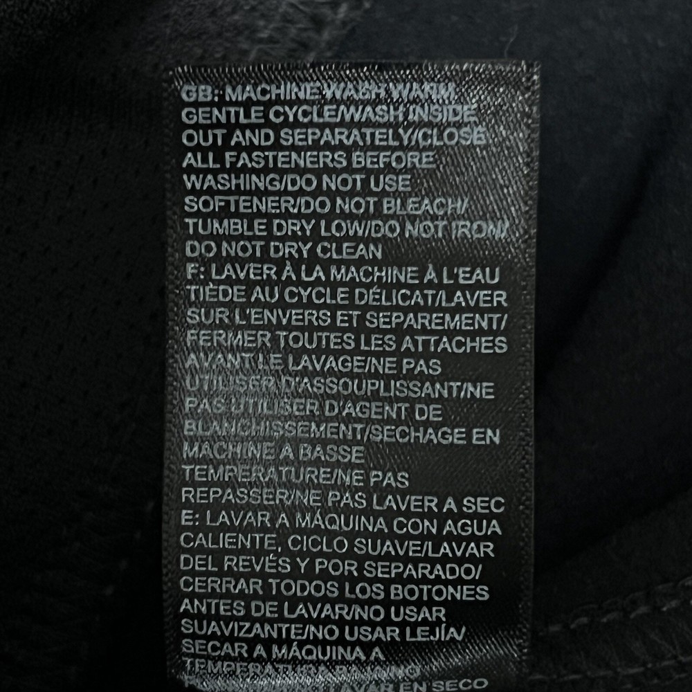 The North Face Jacket Men's Medium Windwall Full Zip Gray Lined Outdoor Dadcore