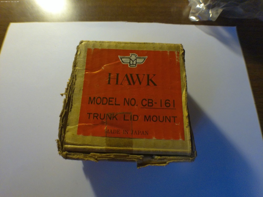 Hawk Model No. CB-161 Trunk Lid Mount