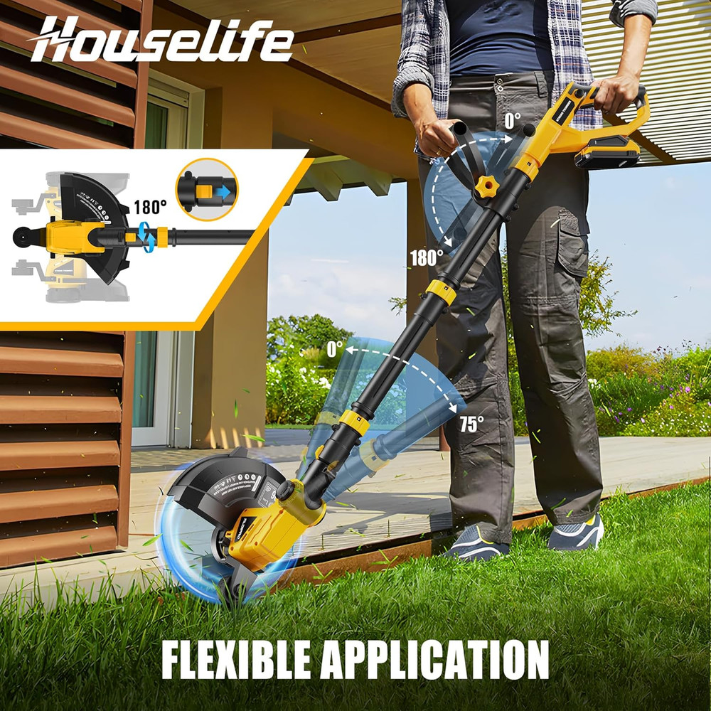 Cordless Weed Eater and Leaf Blower Combo Compatible with Dewalt 20V Max Battery