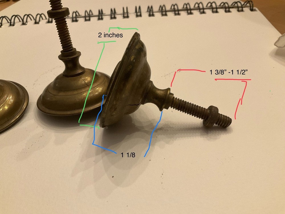 Single Post Drawer Pull basket weave Furniture Drawer Pull Cabinet Pull Brass