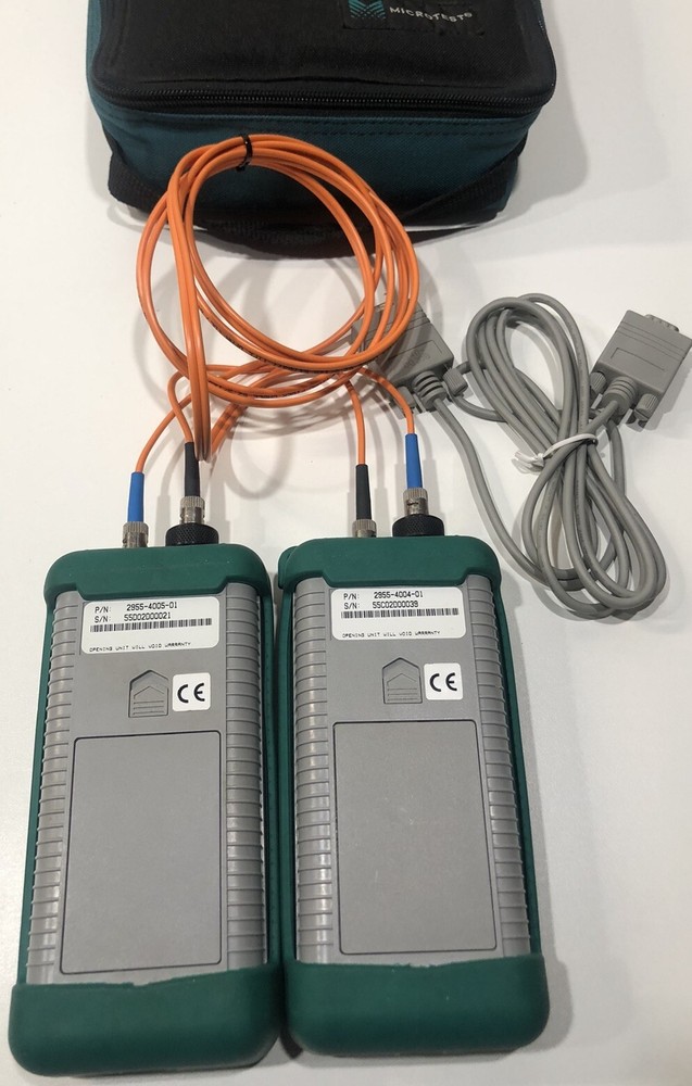 Microtest CertiFiber Optic Advanced certification for multimode Fiber Network