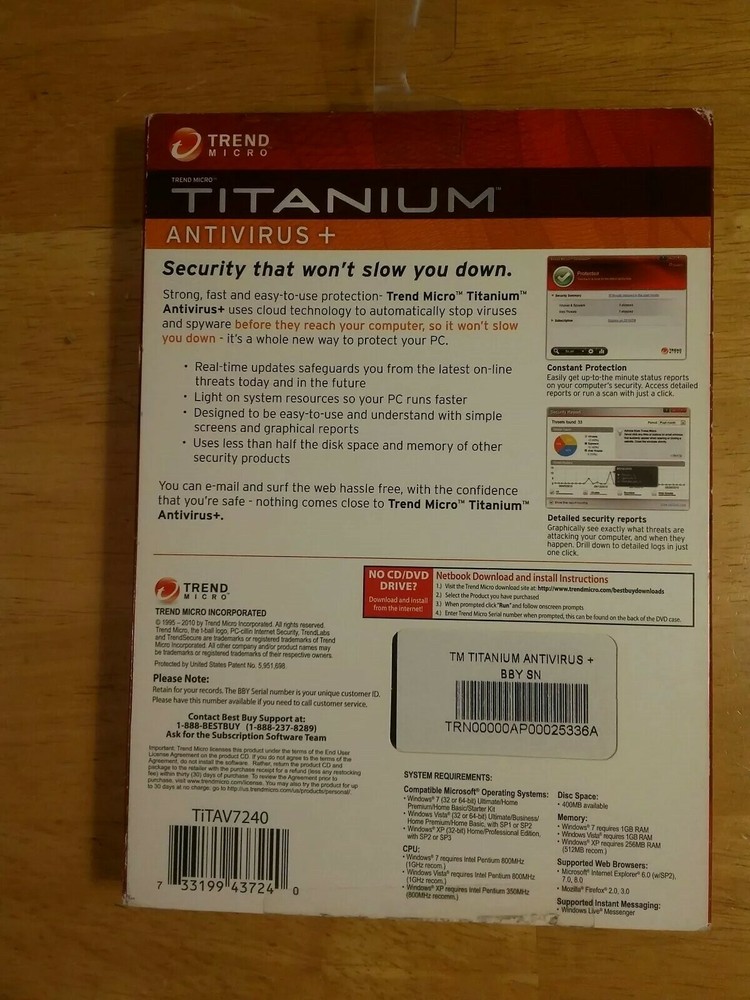 Trend Micro Titanium Antivirus+