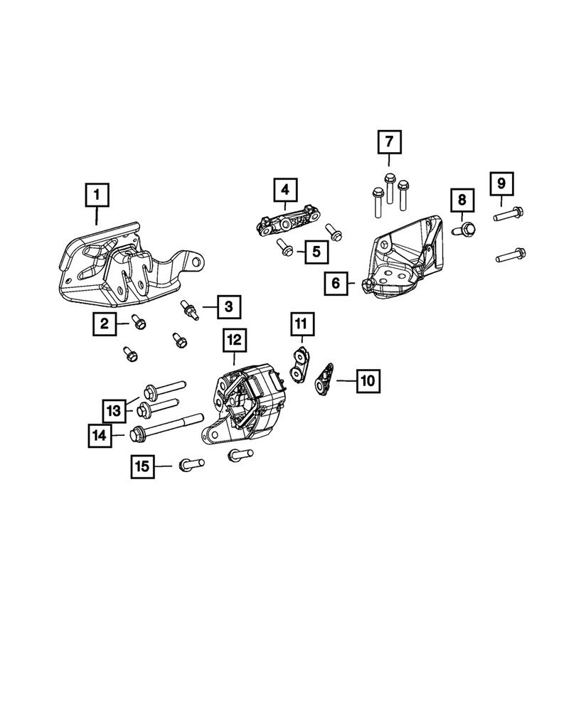 Genuine Mopar Adapter Bracket 05038887AA