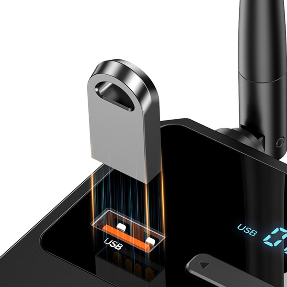 Plug&play Bluetooth 5.3 Audio Music Wireless Receiver 3.5mm Handsfree Adapter A