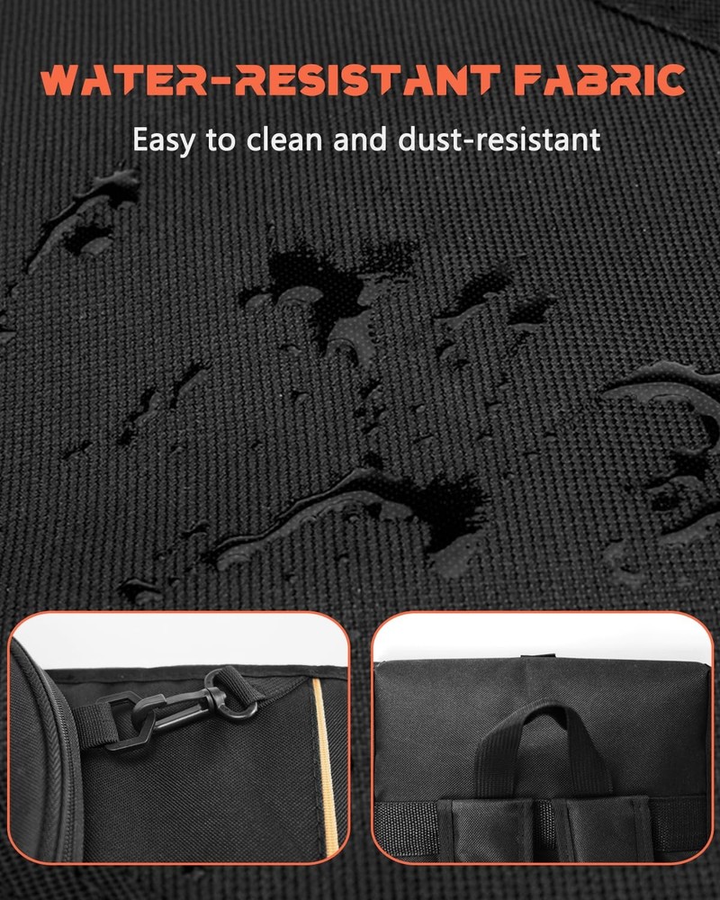 Silent Drum Pad Bag for 12 Inch, Practice Drum Pad Set Backpack