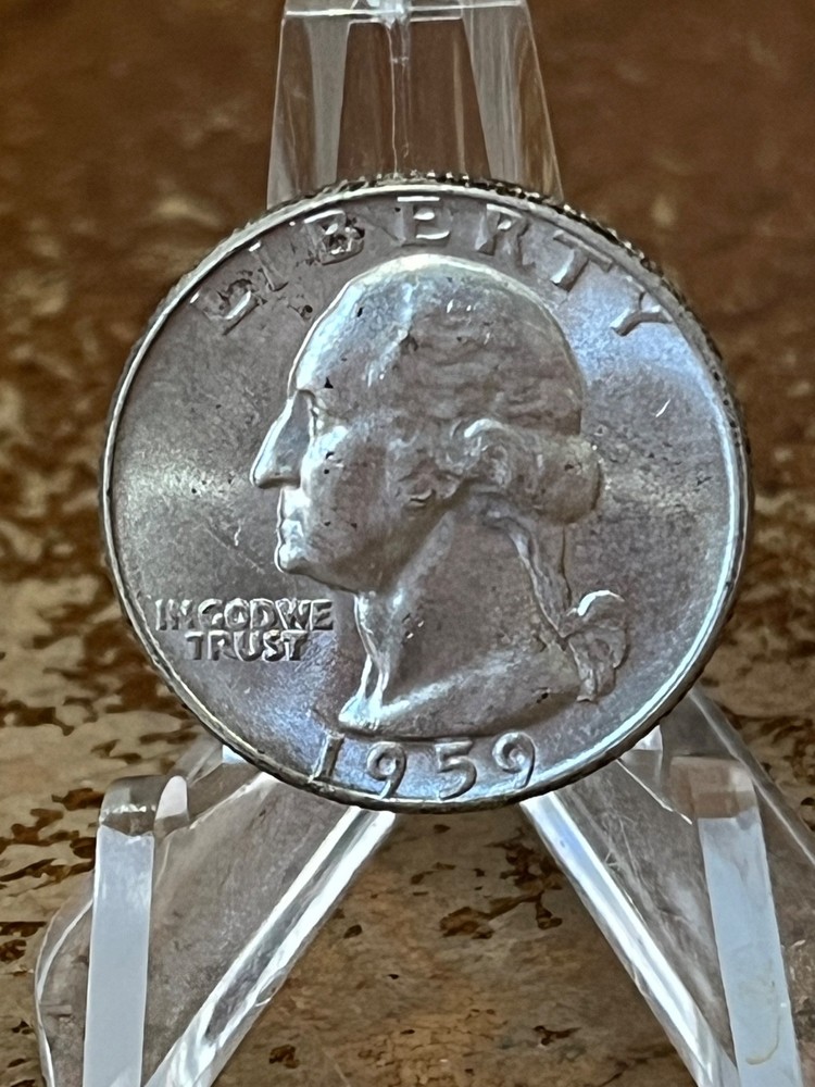 1959 D D/D ERROR  Washington Quarter 90% Silver   # NR96