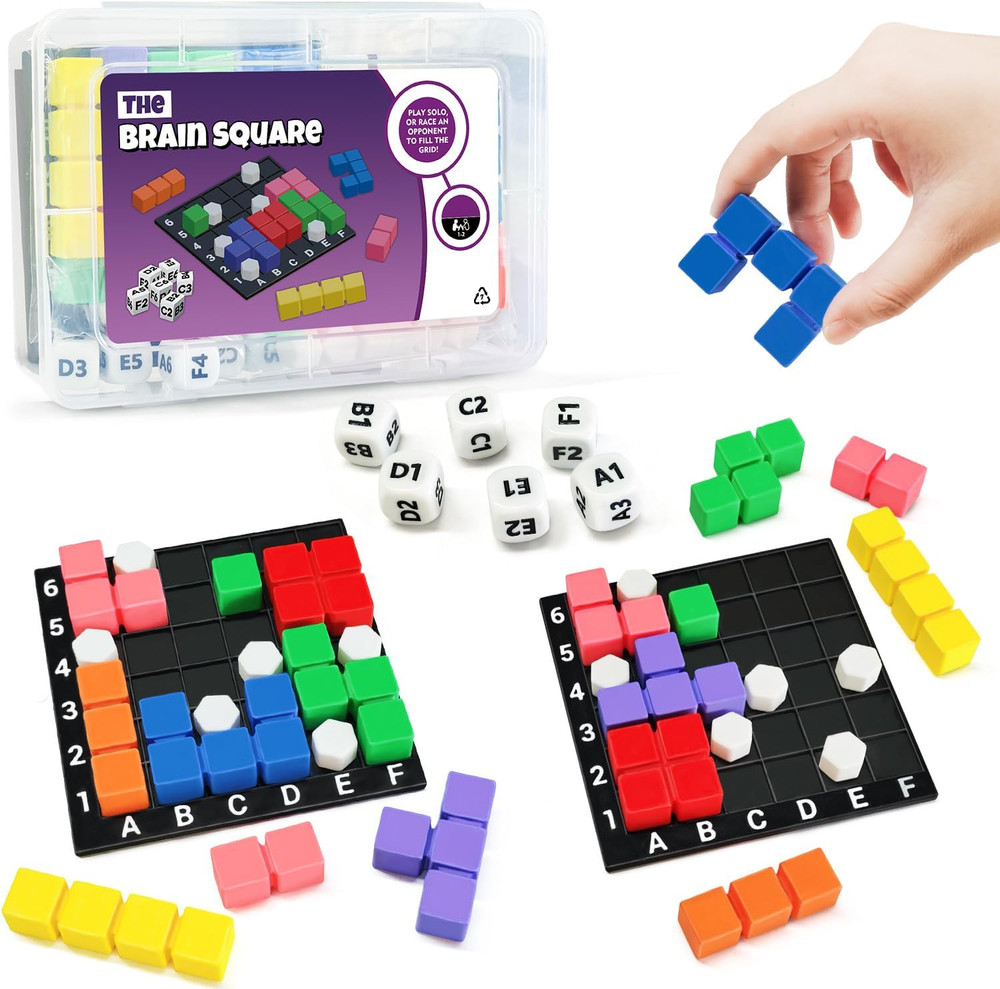 Brain Square STEM Puzzle Game - 160,000+ Pattern Matching Solutions!