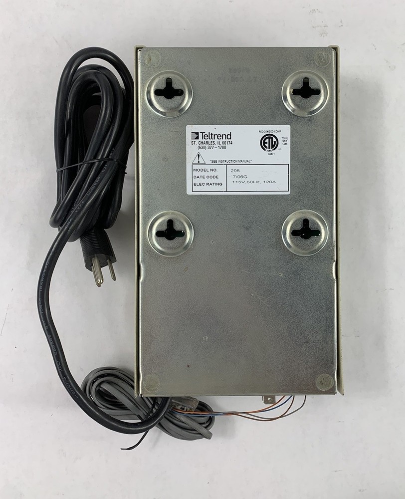 Teltrend 295 Data Auxiliary Set Single Position Mounting Assembly