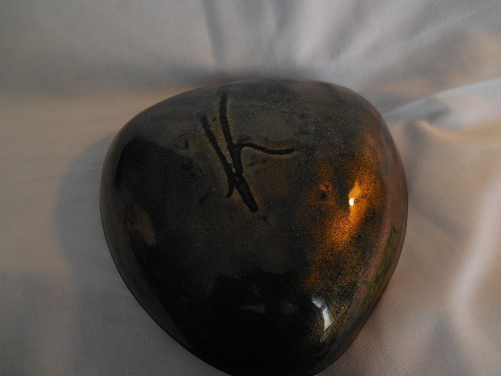 MCM Enamel on copper bowl Nice!