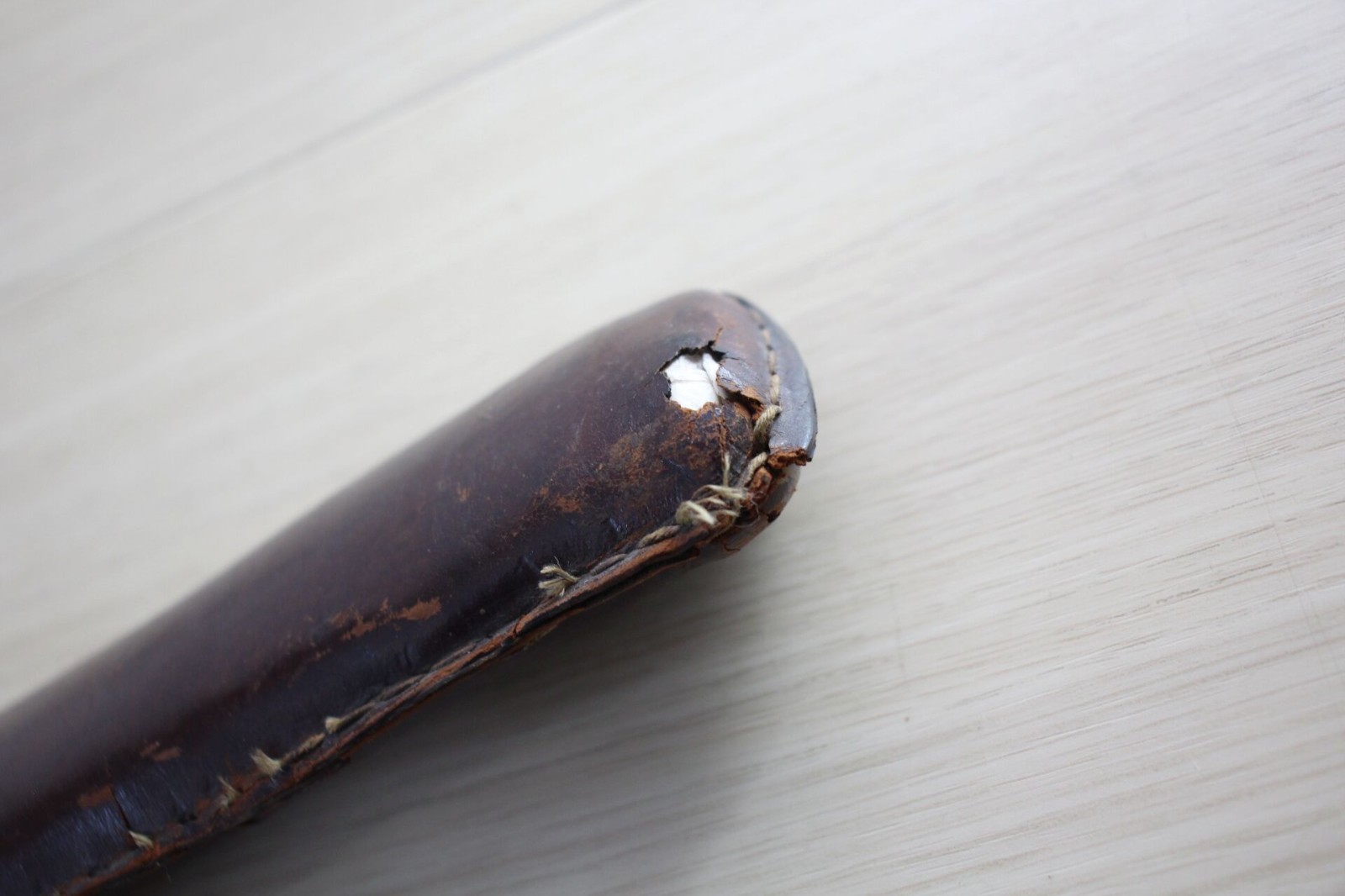 WWII Japanese Army Type 98 Gunto Mounts Koshirae w/ Wooden Blade I38