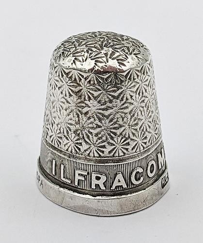 ILFRACOMBE DEVON STERLING SILVER THIMBLE 1930 A/F