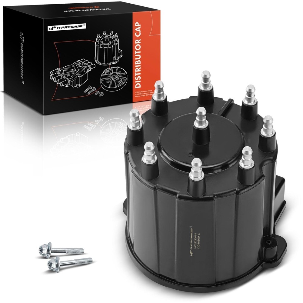 A-Premium Ignition Distributor Cap Compatible with GMC, Chevy & Cadillac