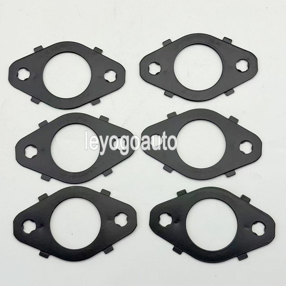 6X Exhaust Manifold Gaskets 5266422 For 1998-15 Dodge Ram Cummins 5.9L 6.7L 24V