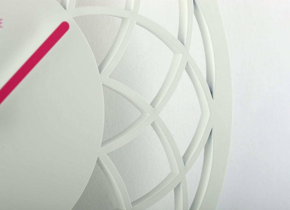 Dreamcatcher White Wood Wall Clock