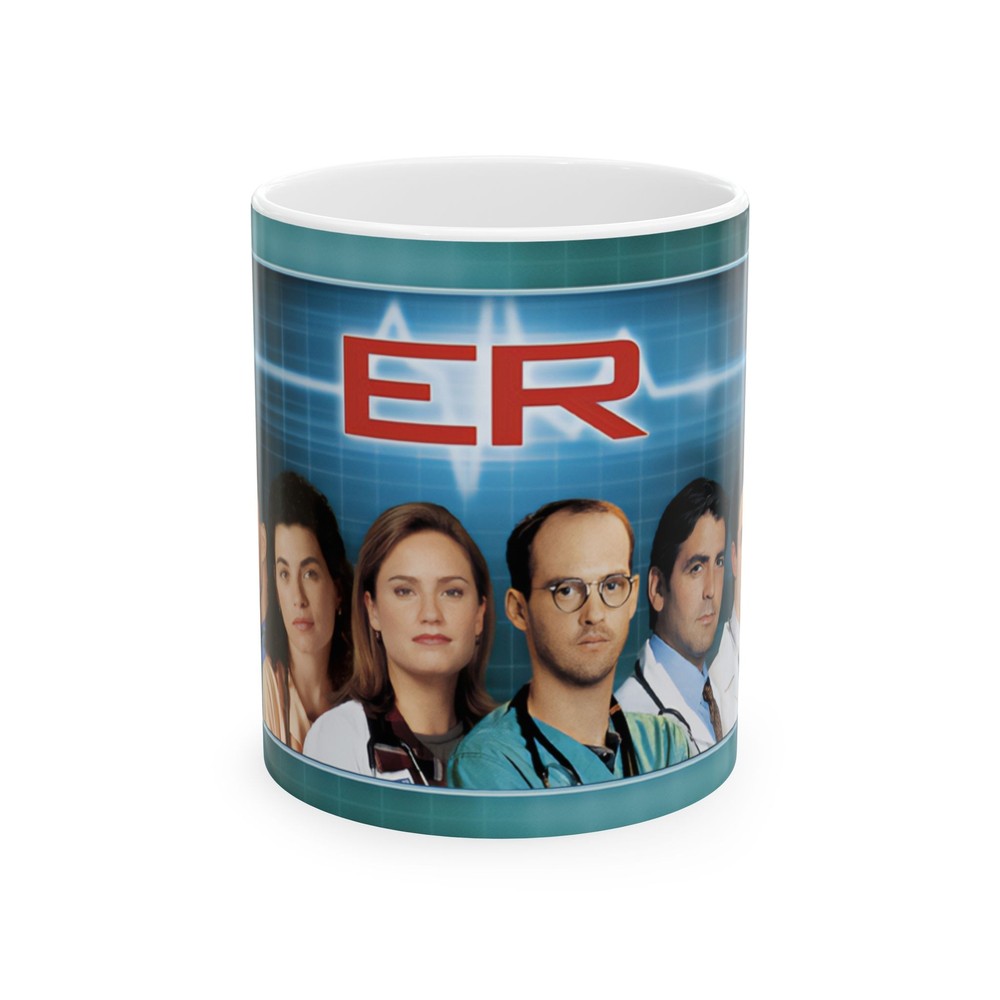 ER Ceramic Mug, 11oz, Classic TV, Unique Gift Idea, Coffee