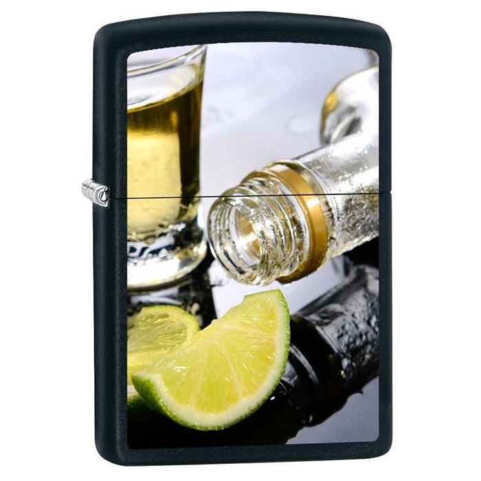 Tequila Shots With Lime Zippo Lighter