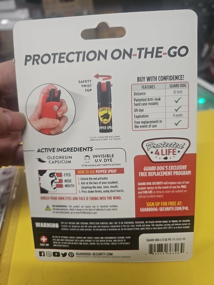 Pepper Spray Key Chain