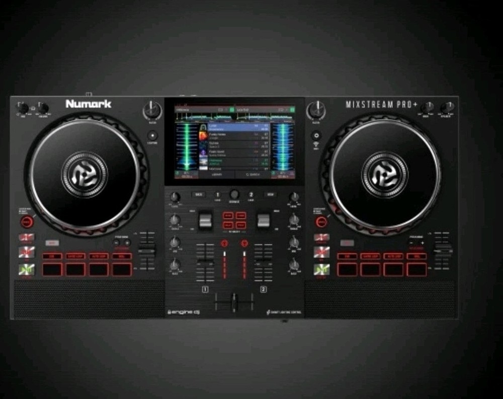 Numark Mixstream Pro + Standalone Streaming DJ Controller w/ Wi-Fi Streaming