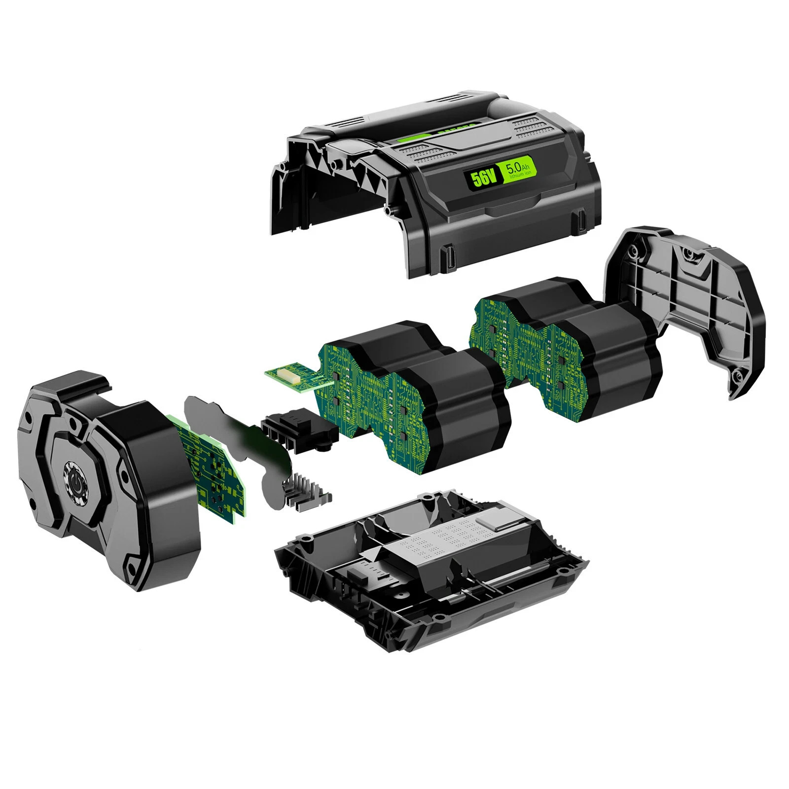 1x 56Volt 5.0Ah Lithium-ion Battery For EGO Power+ 56V BA5600T BA2800T BA2240