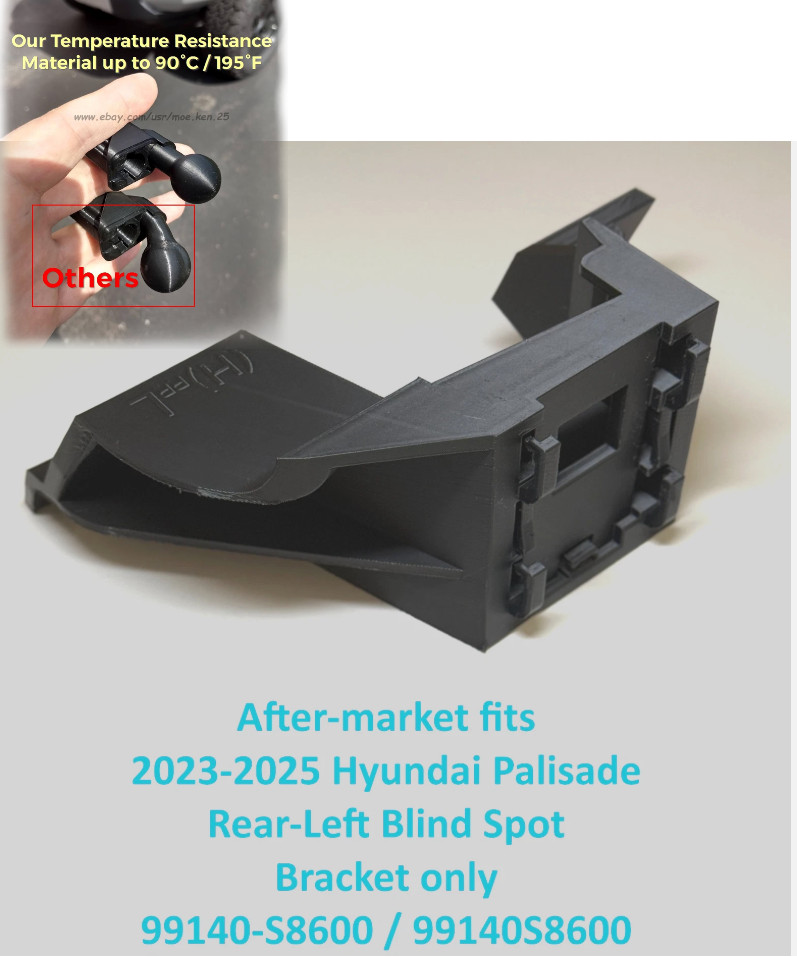 After-market 2023-2025 Hyundai Palisade Rear-Left Blind Spot Bracket 99140S8600