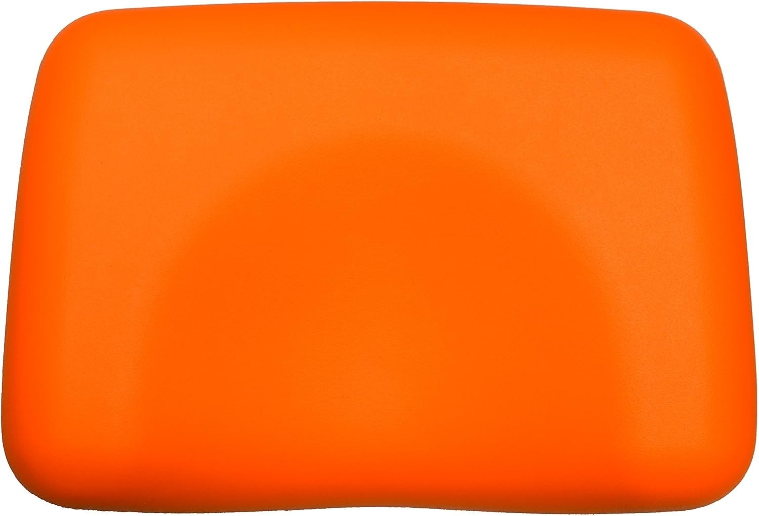 Deluxe Contoured Tanning Bed Pillow Soft Closed Cell Foam - Orange Headrest