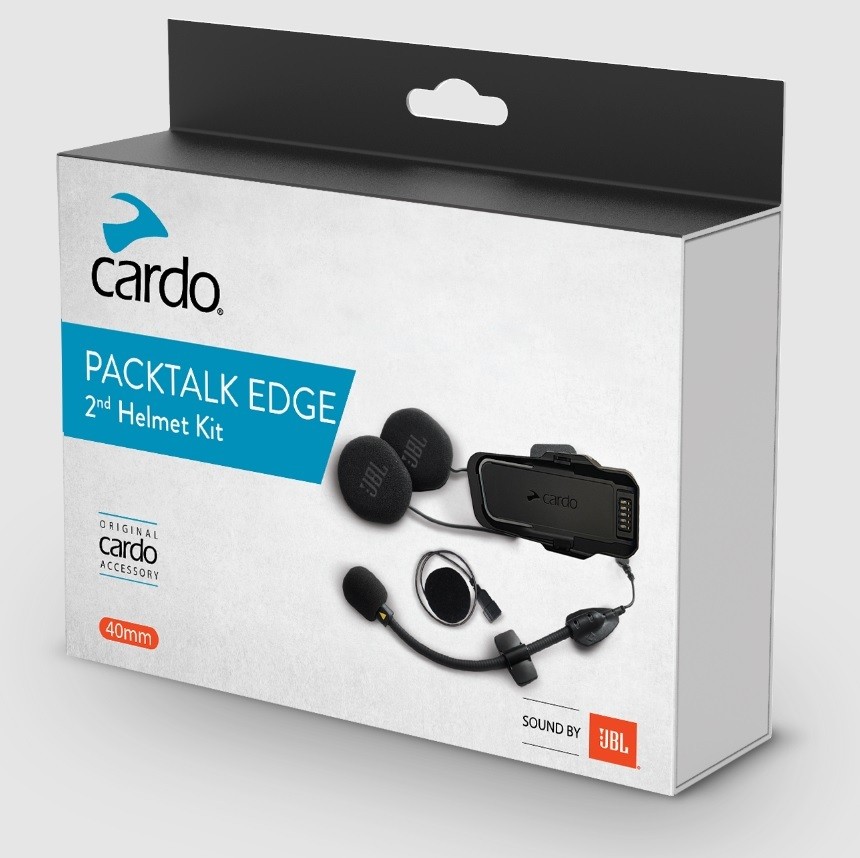 Cardo Packtalk Edge 2Nd Helmet Kit Audio/Visual/Communication