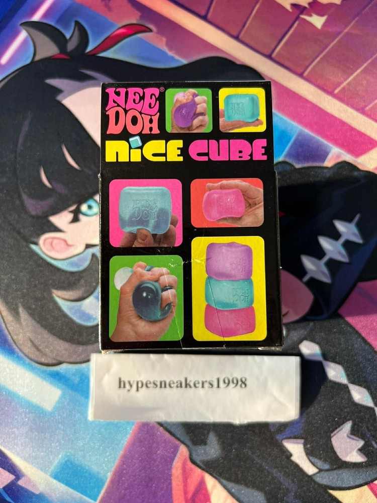 NeeDoh Nice Cube Super Solid Squish Blue (BRAND NEW)