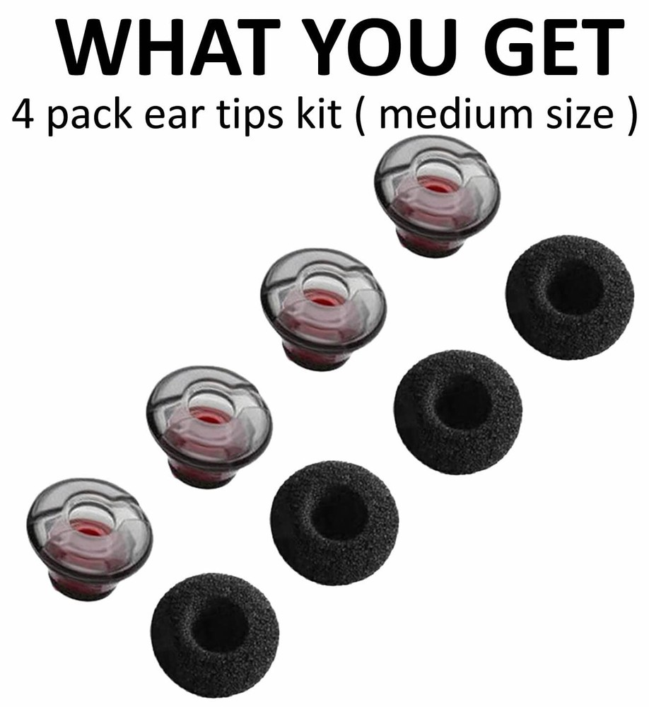 A-Focus Voyager 5200 Eartips Set, Comfortable Replacement Ear medium, gray