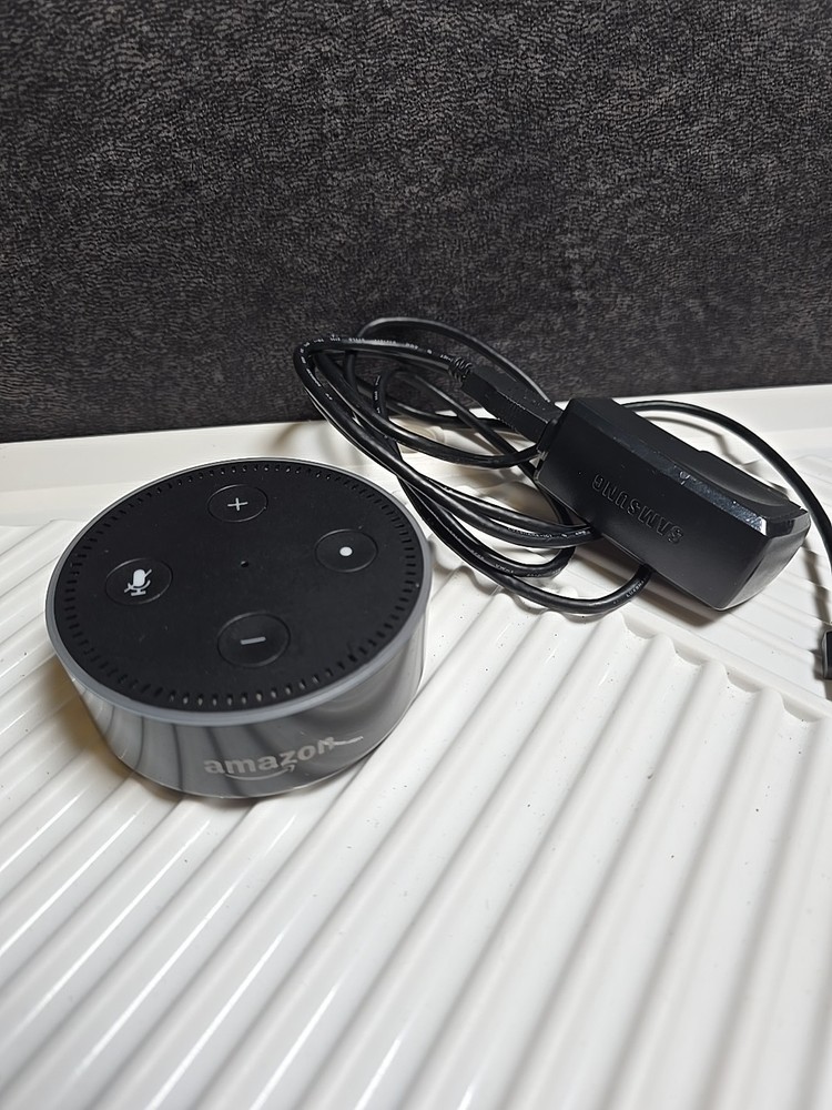 Amazon Echo Dot 2nd Generation Smart Speaker Black, RS03QR, Alexa Device