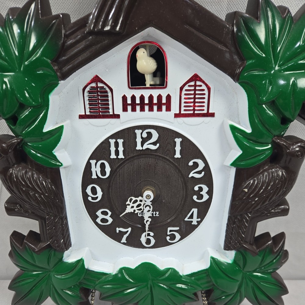 Vintage Telesonic Plastic Cuckoo Clock