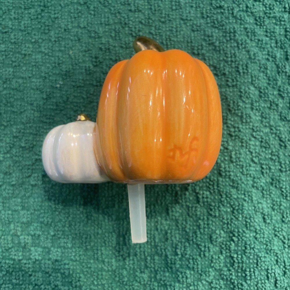 Nora Fleming Double Pumpkin Mini Retired