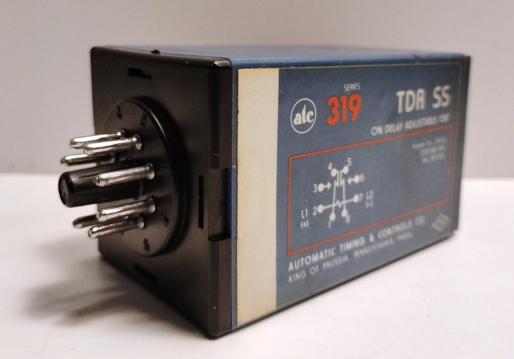 ATC 319-TDR-SS 120/240 V AC 0-10 Second Adjustable Delay-On Time Delay Relay