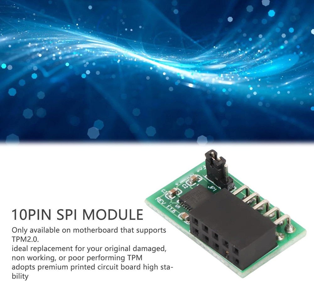 TPM 2.0 Module 10Pin SPI TMP2.0 Encryption Module for Supermicro AOM TPM 9670V S