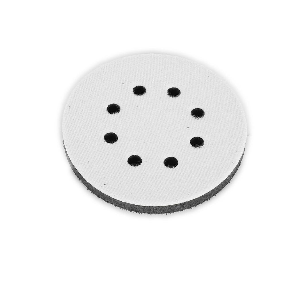 125Mm Sponge Interface Pad 2PCS 8-Hole Hook&Loop Inch Pads Soft Useful