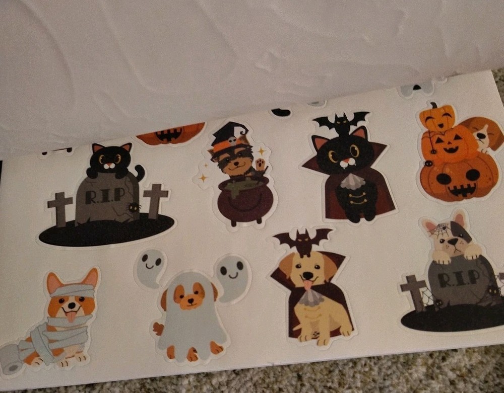Halloween Coloring & Sticker Activity Set Case Create on The Go