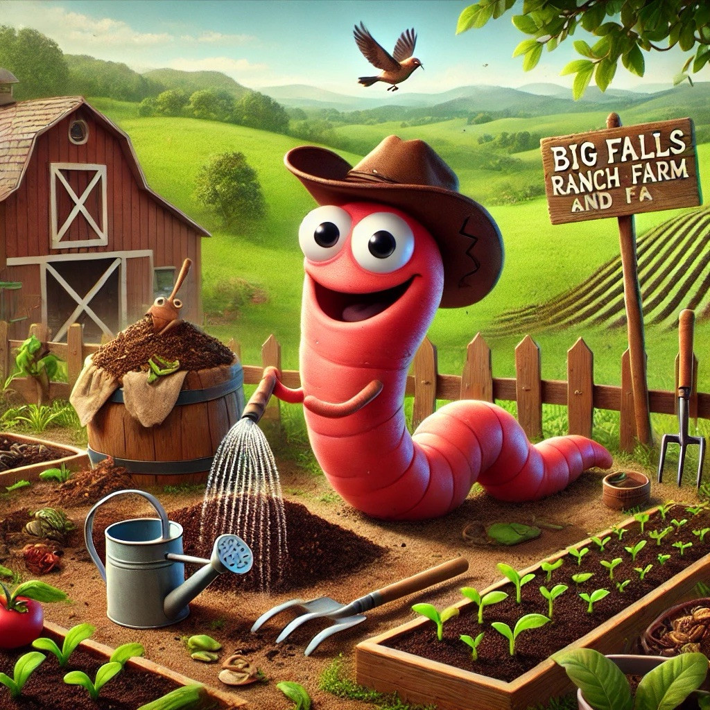 Live “Red Wiggler” Worms, 300 Count, Garden, Improve Soil Vitality, Aid Compost